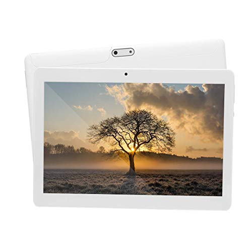 Android 9.0 Tableta de 10 Pulgadas con WiFi de Cuatro núcleos Navegación Bluetooth 4GB RAM 64GB de Memoria Dual SIM 3G también es un teléfono móvil (White) Android 9.0 Tableta de 10 Pulgadas con WiFi de Cuatro núcleos Navegación Bluetooth 4GB RAM 64GB de Memoria Dual SIM 3G también es un teléfono móvil (White)