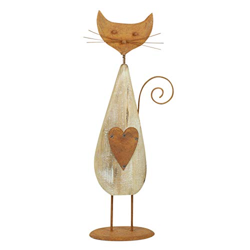Art Deco Home - Figura Decorativa Gato 32 cm - 12715SG Art Deco Home - Figura Decorativa Gato 32 cm - 12715SG