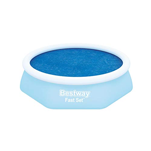 Bestway 8321479 8321479-Cobertor solar, Azul, para piscinas de 8' x 26"/2.44m x 66 cm