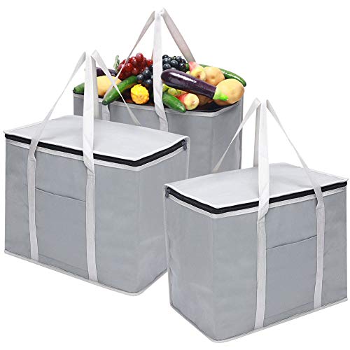 Bolsa Porta Alimentos Grande gris Bolsa Nevera 30L nueva actualización Bolsa Termica Porta Alimentos (3 piezas) Bolsa Porta Alimentos Grande gris Bolsa Nevera 30L nueva actualización Bolsa Termica Porta Alimentos (3 piezas)