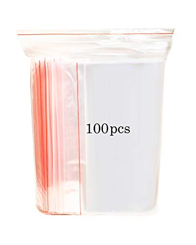 Bolsas de Plástico Transparentes Que se Pueden Volver a sellar, Bolsa de Cierre de Cremallera Reutilizable Fuerte, Engrosamiento y Duradero, Bolsas Zip, Prensa para Cerrar, (20X25cm(100pcs)) Bolsas de Plástico Transparentes Que se Pueden Volver a sellar, Bolsa de Cierre de Cremallera Reutilizable Fuerte, Engrosamiento y Duradero, Bolsas Zip, Prensa para Cerrar, (20X25cm(100pcs))