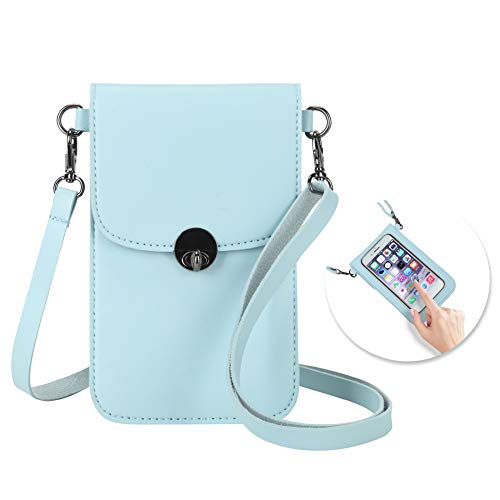 Bolsos Mujer Bandolera Tipo Bandolera de Piel sintética con Correa y Pantalla Transparente. Su Ventana Funciona Tanto para iPhone y Android. Bolso pequeño para teléfono.Regalo del Día de la Mujer Bolsos Mujer Bandolera Tipo Bandolera de Piel sintética con Correa y Pantalla Transparente. Su Ventana Funciona Tanto para iPhone y Android. Bolso pequeño para teléfono.Regalo del Día de la Mujer