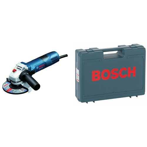 Bosch Professional GWS 7-125 - Amoladora angular, diámetro de disco 125 mm, en caja de cartón, 720 W, 240 V & 2 605 438 404 - Maletín de transporte de 380 x 300 x 115 mm, color azul Bosch Professional GWS 7-125 - Amoladora angular, diámetro de disco 125 mm, en caja de cartón, 720 W, 240 V & 2 605 438 404 - Maletín de transporte de 380 x 300 x 115 mm, color azul