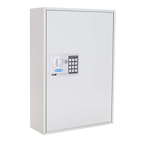 Caja Fuerte para 200 Llaves S200 EL de Rottner, Color Gris Claro, Fabricada en Chapa metálica Resistente, Cerradura electrónica, Teclado Plano con Luces LED, Tornillos de fijación incluidos Caja Fuerte para 200 Llaves S200 EL de Rottner, Color Gris Claro, Fabricada en Chapa metálica Resistente, Cerradura electrónica, Teclado Plano con Luces LED, Tornillos de fijación incluidos