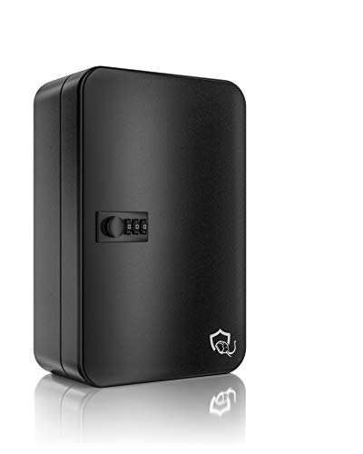 Caja para llaves con código numérico ✓ Almacenamiento seguro para llaves en caja ✓ Caja para llaves con cierre con 24 ganchos estables 250 x 180 x 80 mm (alto x ancho x profundidad) (negro mate) Caja para llaves con código numérico ✓ Almacenamiento seguro para llaves en caja ✓ Caja para llaves con cierre con 24 ganchos estables 250 x 180 x 80 mm (alto x ancho x profundidad) (negro mate)