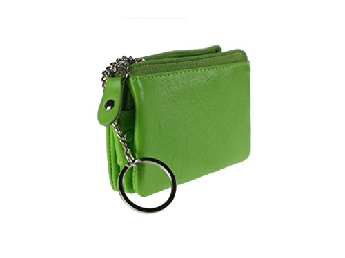 CAL FUSTER - Llavero monedero de color verde pistacho en piel. Medidas: 7x10x3 cm. CAL FUSTER - Llavero monedero de color verde pistacho en piel. Medidas: 7x10x3 cm.