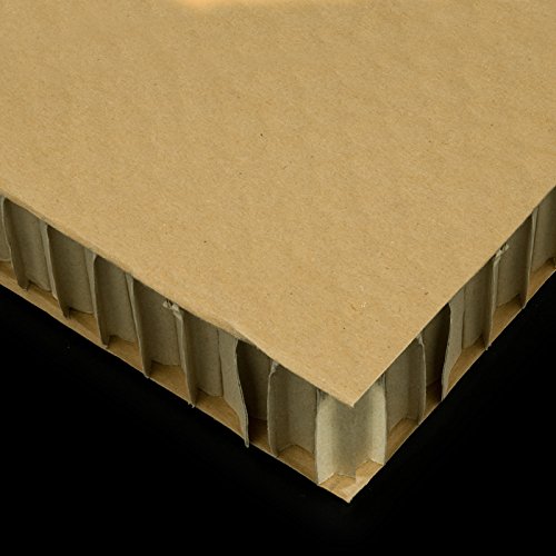 Carton Nido de Abeja Plancha Din A3 Medidas 29,7cm x 42cm Grueso 50mm Color marron