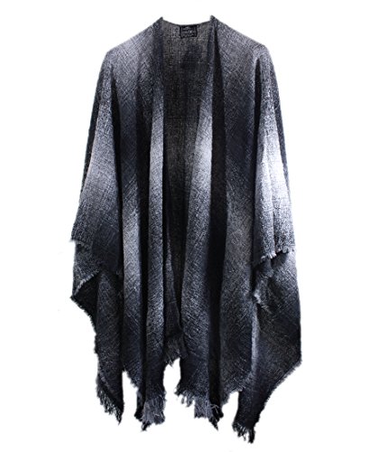 Cejilla de lana de caucho, varios colores, 137 x 182 cm - negro - talla única