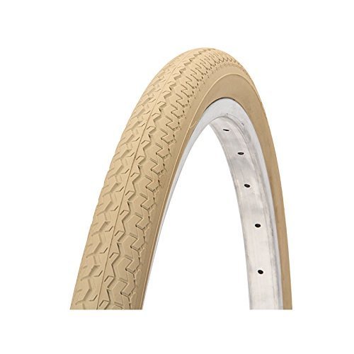 Ciclosport - Cubierta para rueda de bicicleta de paseo (26'' x 1 3/8), color a elegir entre rojo, amarillo, verde, azul, rosa, azul claro, violeta, crema, negro y blanco Crema Ciclosport - Cubierta para rueda de bicicleta de paseo (26'' x 1 3/8), color a elegir entre rojo, amarillo, verde, azul, rosa, azul claro, violeta, crema, negro y blanco Crema