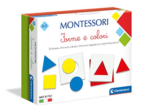 Clementoni Formas y Colores – Fabricado en Italia Montessori 2 años – Juego Educativo (16266)