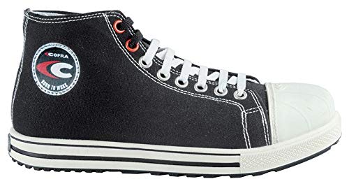 Cofra zapatos de seguridad S1 P mirabascuando 35011-002 Old Glories en diseño de zapatillas-óptica, colour negro, Negro, 35011-002