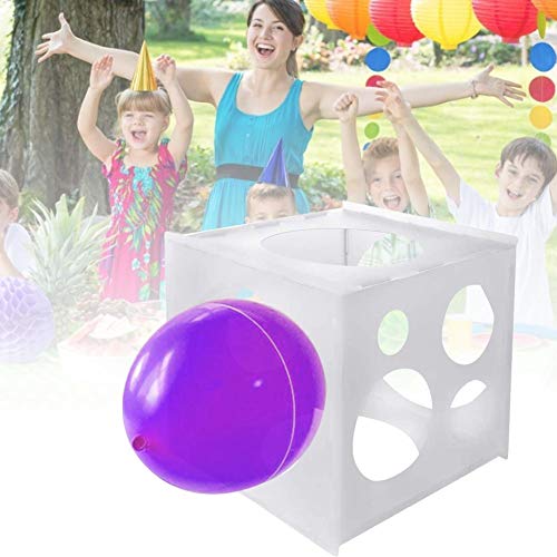 Coil.c Balloon Sizer Box – DIY Ballon Sizer Box 11 agujeros herramienta de medición para globo tamaños de globo para Balloon Arch Kit para fiesta de cumpleaños boda decoración