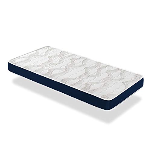 Colchón Bebe Cuna 60X120 Bleu Baby Altura 14 CM -Núcleo Perforado y Antibacteriano - DORMISSIMO Colchón Bebe Cuna 60X120 Bleu Baby Altura 14 CM -Núcleo Perforado y Antibacteriano - DORMISSIMO