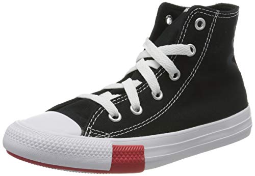 Converse Plimsolls, Zapatos de Tenis, Black, 30 EU