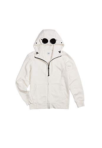 C.P.Company - Sudadera Casual de algodón con Goggle Hood para Hombres, diseño de los años 80 C.P.Company - Sudadera Casual de algodón con Goggle Hood para Hombres, diseño de los años 80