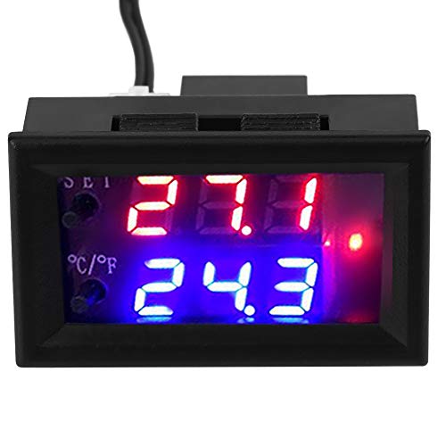 DC 12 V multiusos controlador digital de temperatura termostato con sensor