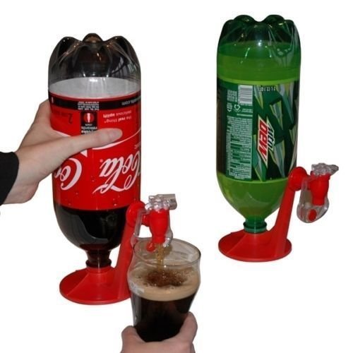 DIVISTAR Consumidor de refrescos de Soda Utensilios de Cocina Coca Cola Dispensador de Bebidas Máquina de Agua