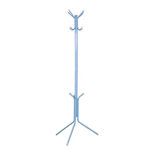 duehome - Perchero de pie para Colgar Ropa, Perchero Color Azul, Estructura metálica, Medidas: 185 cm (Alto) x 61 cm (diametro)