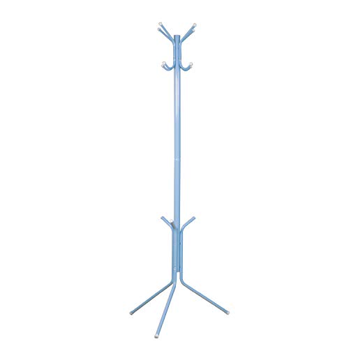 duehome - Perchero de pie para Colgar Ropa, Perchero Color Azul, Estructura metálica, Medidas: 185 cm (Alto) x 61 cm (diametro) duehome - Perchero de pie para Colgar Ropa, Perchero Color Azul, Estructura metálica, Medidas: 185 cm (Alto) x 61 cm (diametro)