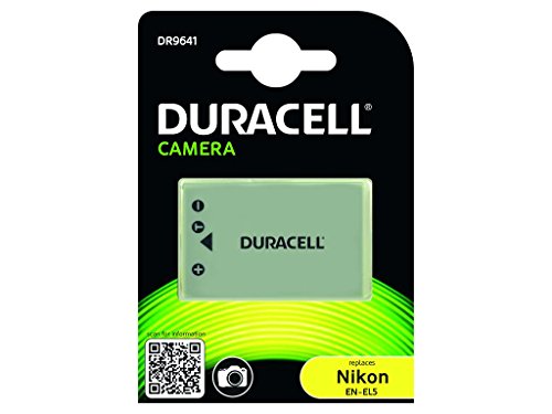 Duracell DR9641 - Batería para cámara digital 3.7 V, 1150 mAh (reemplaza batería original de Nikon EN-EL5)