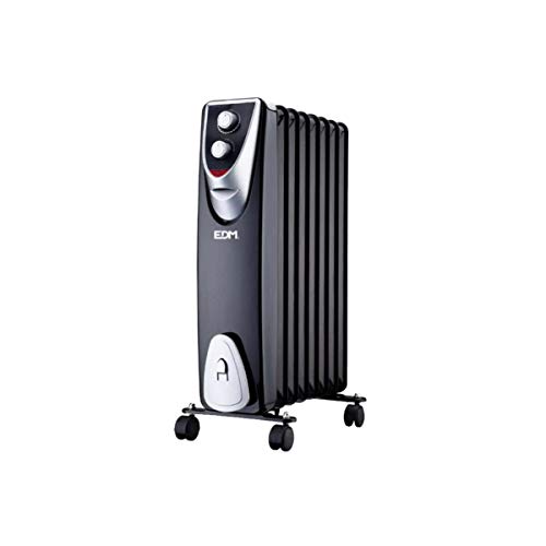 EDM Radiador Black Edition sin Aceite 8 Elementos 500/1.000/1.500w EDM Radiador Black Edition sin Aceite 8 Elementos 500/1.000/1.500w