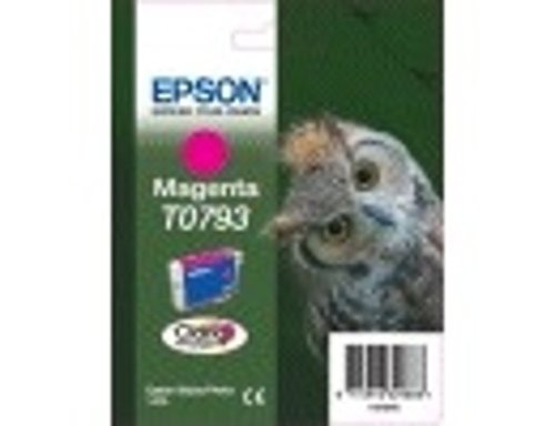 Epson Owl Magenta Ink Cartridge T0793 Original - Cartucho de tinta para impresoras (Original, Tinta a base de pigmentos, Magenta, Impresión por inyección de tinta, 112 mm, 30 mm)