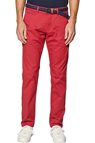 Esprit 019ee2b007 Pantalones, Rojo (Red 630), W31/L34 (Talla del Fabricante: 31/34) para Hombre