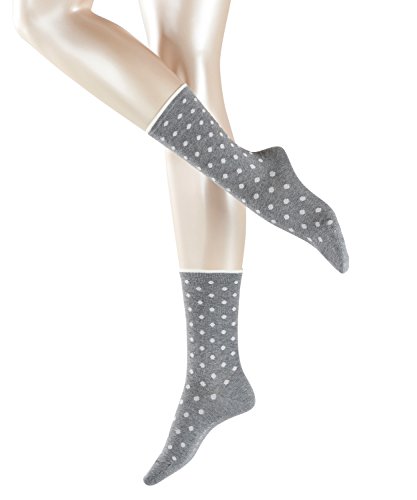 Esprit Melange Dot Calcetines, Gris (Light Grey Mel. 3390), Small (Talla del fabricante: 35-38) para Mujer