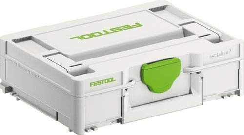 Festool 204840 Systainer T-LOC SYS-3 M 112-Caja de almacenaje (396 x 296 x 112 mm), Color:, 396mm x 296mm x 112mm