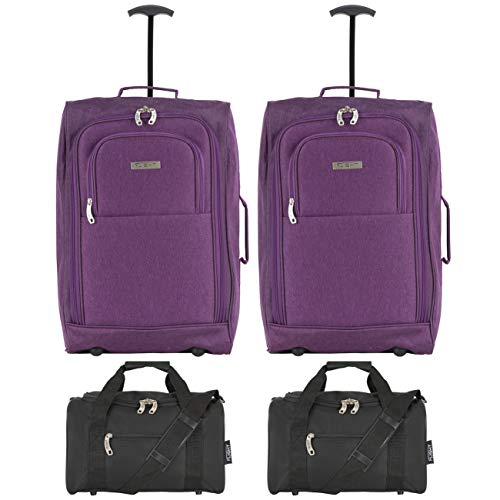 Flight Knight Equipaje De Cabina Maximus Permitidas De 55X40X20cm x 2 + 35x29x20cm x 2 De Las Aerolineas cm Maxim Ryanair, Vueling, Emirates Bolsa de Equipaje Maleta Flight Knight Equipaje De Cabina Maximus Permitidas De 55X40X20cm x 2 + 35x29x20cm x 2 De Las Aerolineas cm Maxim Ryanair, Vueling, Emirates Bolsa de Equipaje Maleta
