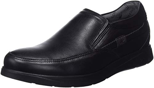 Fluchos New Professional, Zapatos de Trabajo para Hombre, Negro (Sanotan Negro Negro), 45 EU