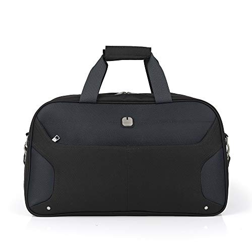 Gabol - Nordic | Bolso de Viaje Grande de Tela de 48 x 28 x 22 cm con Capacidad para 22 L de Color Negro Gabol - Nordic | Bolso de Viaje Grande de Tela de 48 x 28 x 22 cm con Capacidad para 22 L de Color Negro