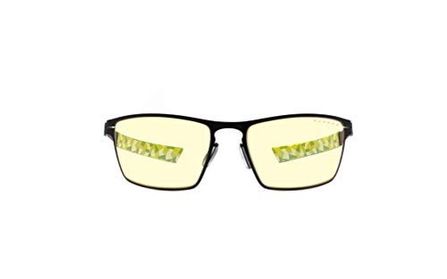 Gafas GUNNAR para juegos y ordenador | ESL Blade, Onyx Frame | Lente patentada, 65% de protección de luz azul, 100% de luz UV | Reduce la tensión ocular y la sequedad