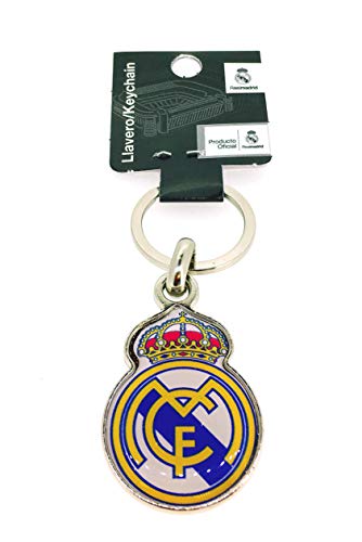 Gemelolandia Llavero Real Madrid Club de Fútbol Producto Oficial | para Guardar y Tener recogidas Las Llaves | Porta Llaves Original y Práctico | Organizador de Llaves Compacto