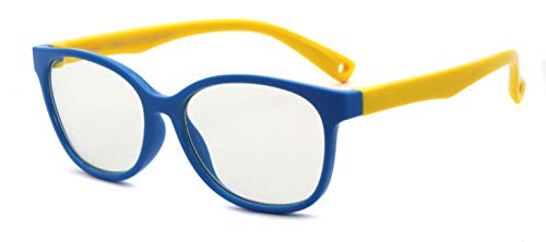 Global Glasses Gafas Infantiles de Bloqueo de Luz Azul para Ordenadores Gafas de Juego de Lentes Antirreflejos y Ligeros Protección de Ojos para Niños y Niñas