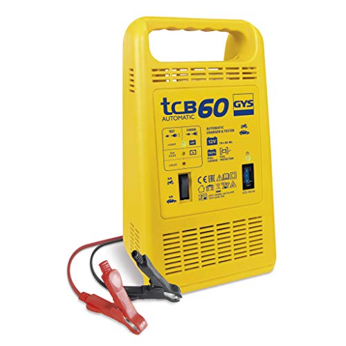 GYS TCB 60 - Cargador de baterías (12 V, 15-60 Ah)