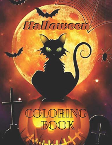 Halloween Coloring Book: Gorgeous Coloring Book - Happy Halloween Have Fun Adult Coloring Book