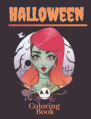 Halloween Coloring Book: Halloween Adult Coloring Book (Happy Halloween Designs)