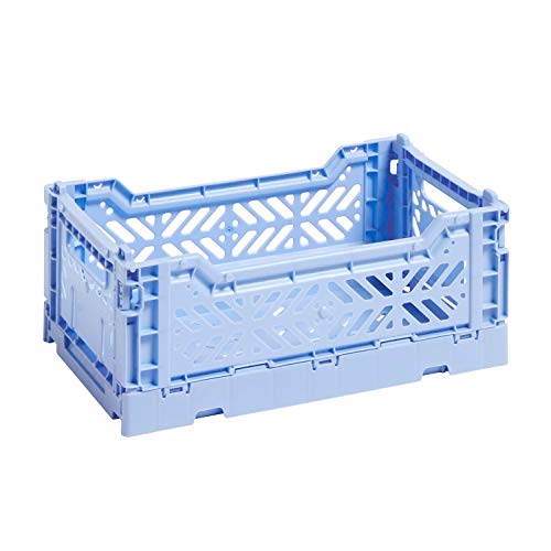 HAY - Caja de Transporte, plástico, Azul Claro, 26,5cm