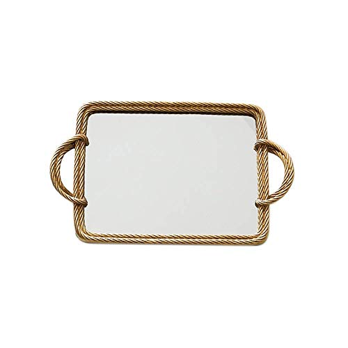 HHTX Bandeja de baratijas Rectángulo Poliresina Bandeja de Espejo Decorativa Antigua Bandeja de tocador de Maquillaje de Vidrio Pulsera Pendientes Collar Placas de Almacenamiento de Anillos Perfu HHTX Bandeja de baratijas Rectángulo Poliresina Bandeja de Espejo Decorativa Antigua Bandeja de tocador de Maquillaje de Vidrio Pulsera Pendientes Collar Placas de Almacenamiento de Anillos Perfu