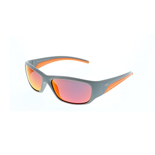 H.I.S gafas de sol polarizadas Niños HP 50105, gris/naranja/gafas de color rojo, 1 pieza