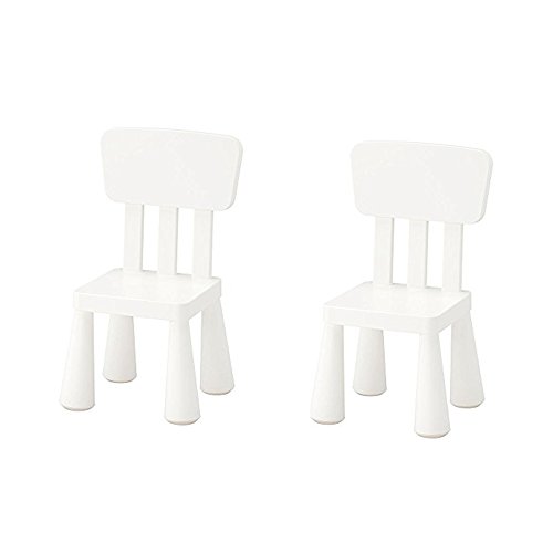 Ikea Mammut - Silla infantil para interior y exterior, color blanco (2 unidades) Ikea Mammut - Silla infantil para interior y exterior, color blanco (2 unidades)