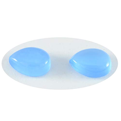 Joyas Plata 1 unid cabujón de calcedonia Azul 10x14 mm Forma de Pera a + 1 Calidad de Piedras Preciosas sueltas-JP-STBCHCBPR-10x14-es Joyas Plata 1 unid cabujón de calcedonia Azul 10x14 mm Forma de Pera a + 1 Calidad de Piedras Preciosas sueltas-JP-STBCHCBPR-10x14-es