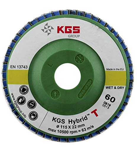 KGS Hybrid T - Discos de láminas diamantadas (diámetro 115/22,3 mm, grano 60) KGS Hybrid T - Discos de láminas diamantadas (diámetro 115/22,3 mm, grano 60)