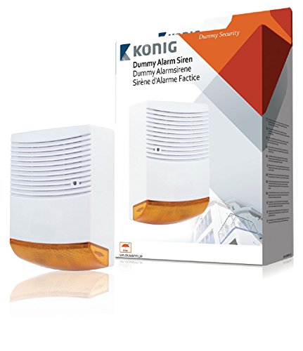 Konig SAS-DUMMYFL20 componente de - Vigilancia (709g, 280 x 198 x 98 mm, Naranja, Color blanco, 200 x 115 x 315 mm)