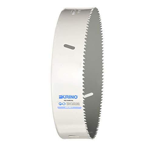 Krino – 2106020000 - Sierra de corona bimetálica HSS con dentado variable, gris, 200 mm.