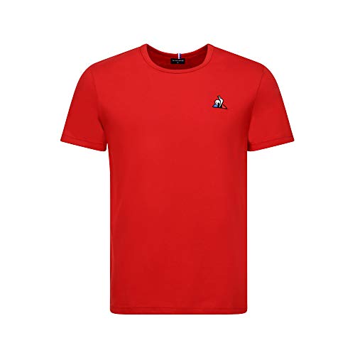 Le Coq Sportif ESS tee SS N°2 Camiseta, Hombre, Pur Rouge, M