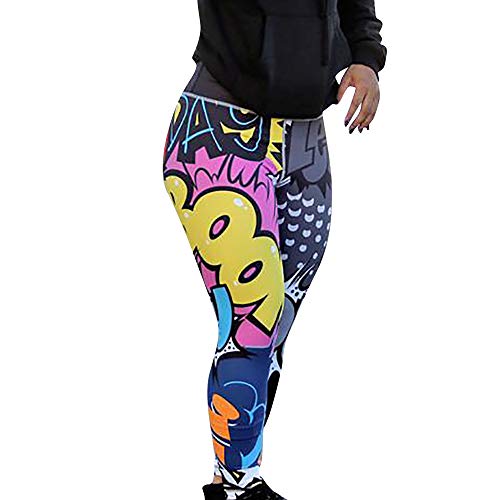 Leggins Deportes Mujeres Pantalones Deportes Impresión de Fitness Gym Yoga Pantalon Deportivo Mallas de Running Workout por Venmo