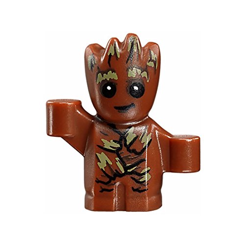 LEGO Minifigura de bebé Groot (Sonrisa) : Guardianes de la Galaxia Vol. 2