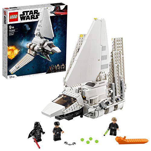 LEGO® - tbd-IP-LSW8-2021 TM 75302 Star Wars Lanzadera Imperial Juguete de construcción con Mini Figuras de Darth Vader y Luke Skywalker, Multicolor